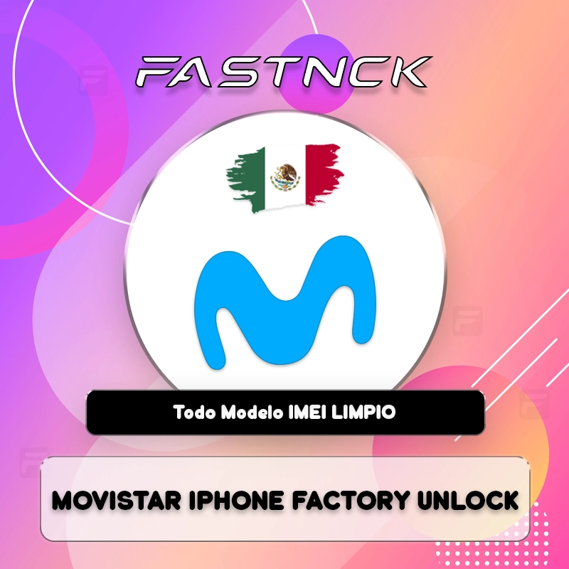 MEXICO Movistar iPhone Factory Unlock – Todos los Modelos Imei Limpio