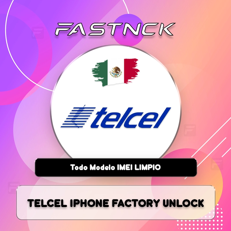 MEXICO Telcel iPhone Factory Unlock – Todos los Modelos Imei Limpio
