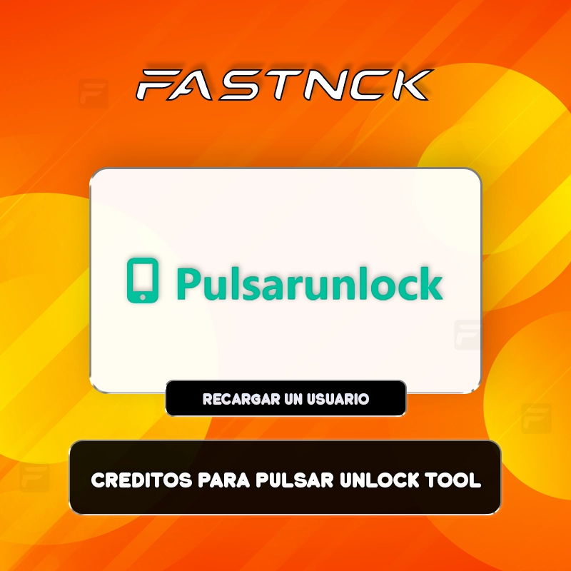 Creditos para Pulsar Unlock Tool - Recargar un Usuario Existente