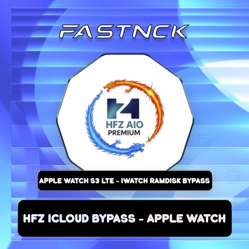 Registros HFZ iWatch Ramdisk iCloud Bypass - Apple Watch S3 LTE