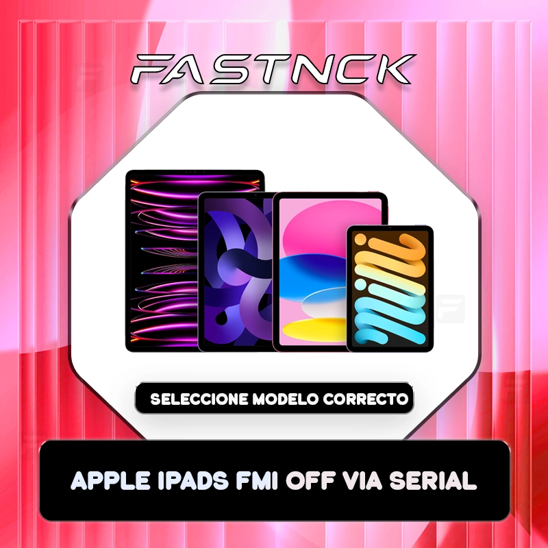 APPLE IPAD FMI OFF VIA SERIAL - iPad 10 Generacion WIFI
