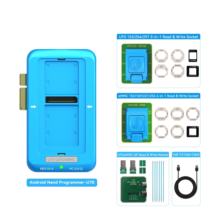 JCID U70 Gen 2 Nand Programmer [JCID HONDURAS]