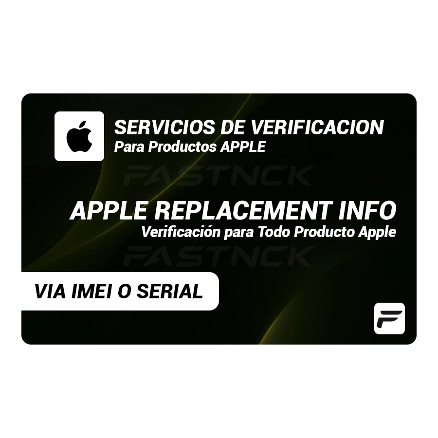 Apple Verificar Informacion de Reemplazo [Replacement Info]