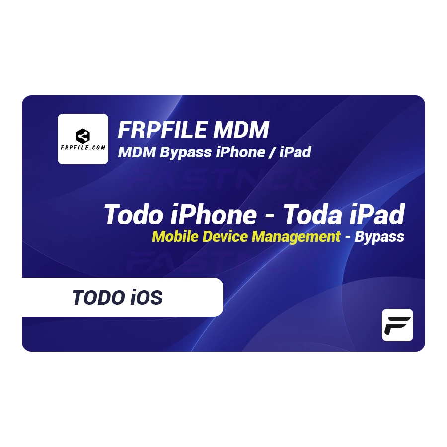 Registros FRPFILE MDM Bypass Todo iPhone - Toda iPad [Todo iOS]
