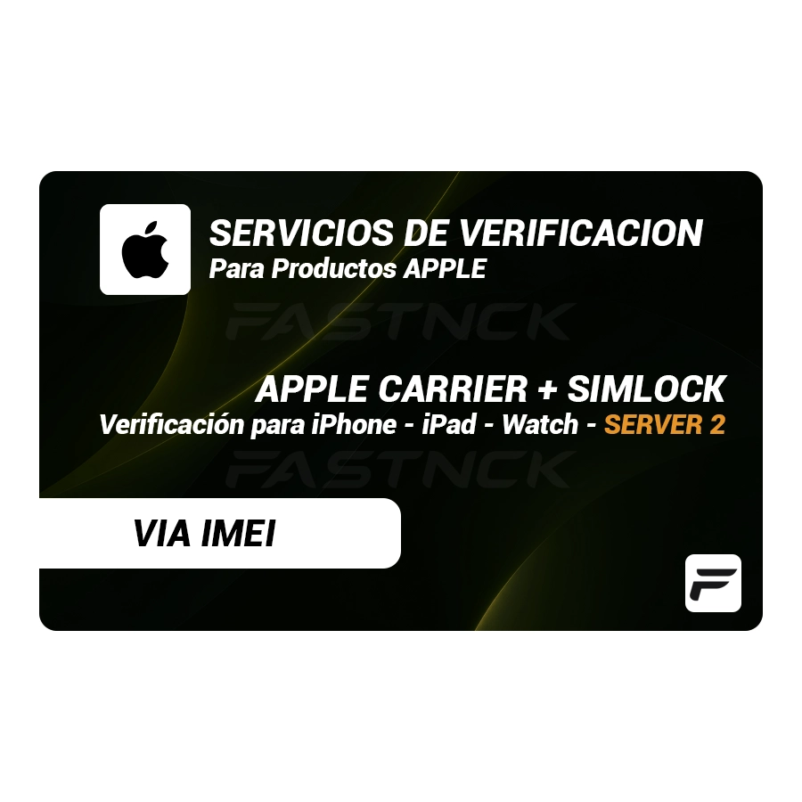Apple Verificar Compañia + Estado de Bloqueo [Carrier + Simlock] - SERVER 2