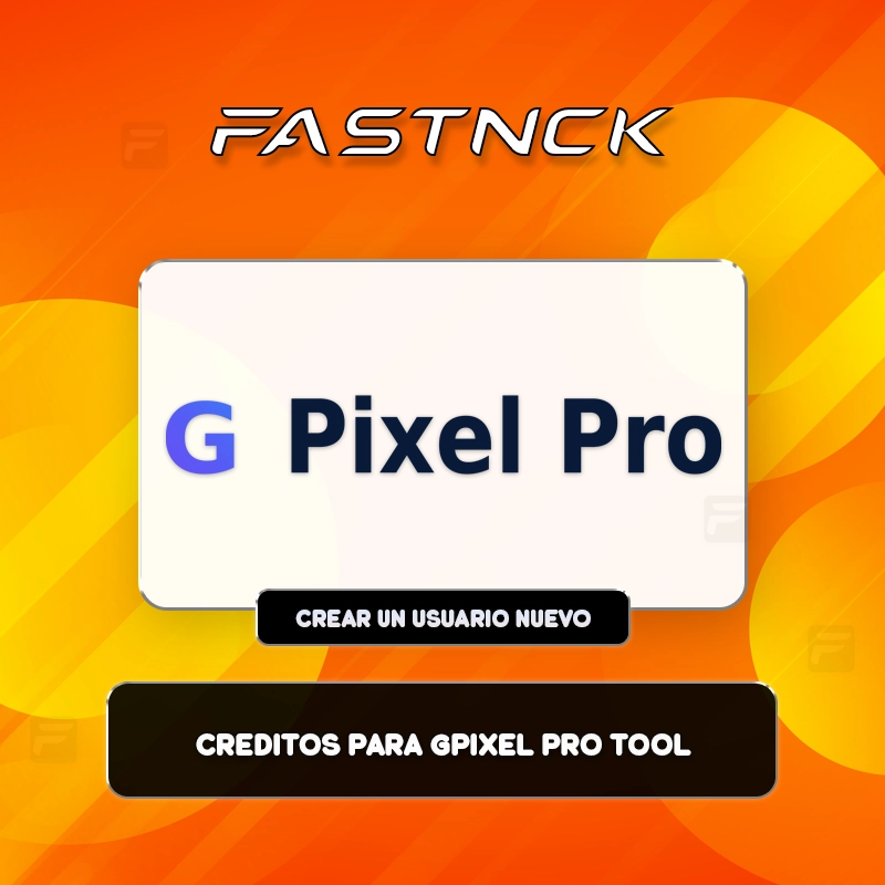 Creditos para G Pixel Pro Tool - Crear un Usuario Nuevo