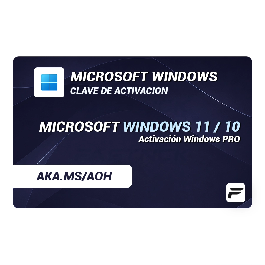 Licencia para Microsoft Windows 11 Pro - 10 Pro - AKAMSAOH