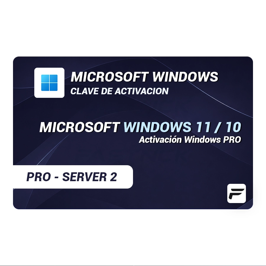 Licencia para Microsoft Windows 11 Pro - 10 Pro - Server 2