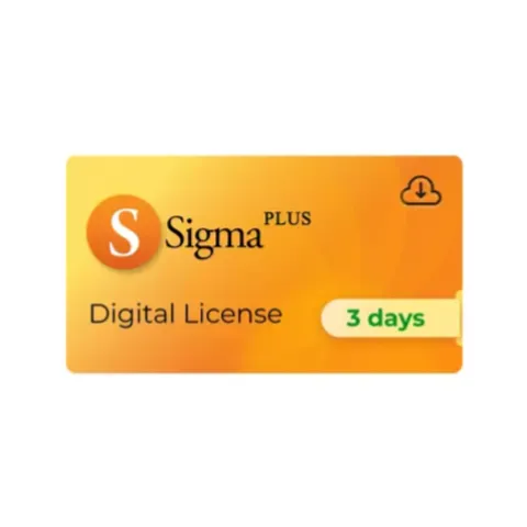 Sigma Plus 3 Days Digital License