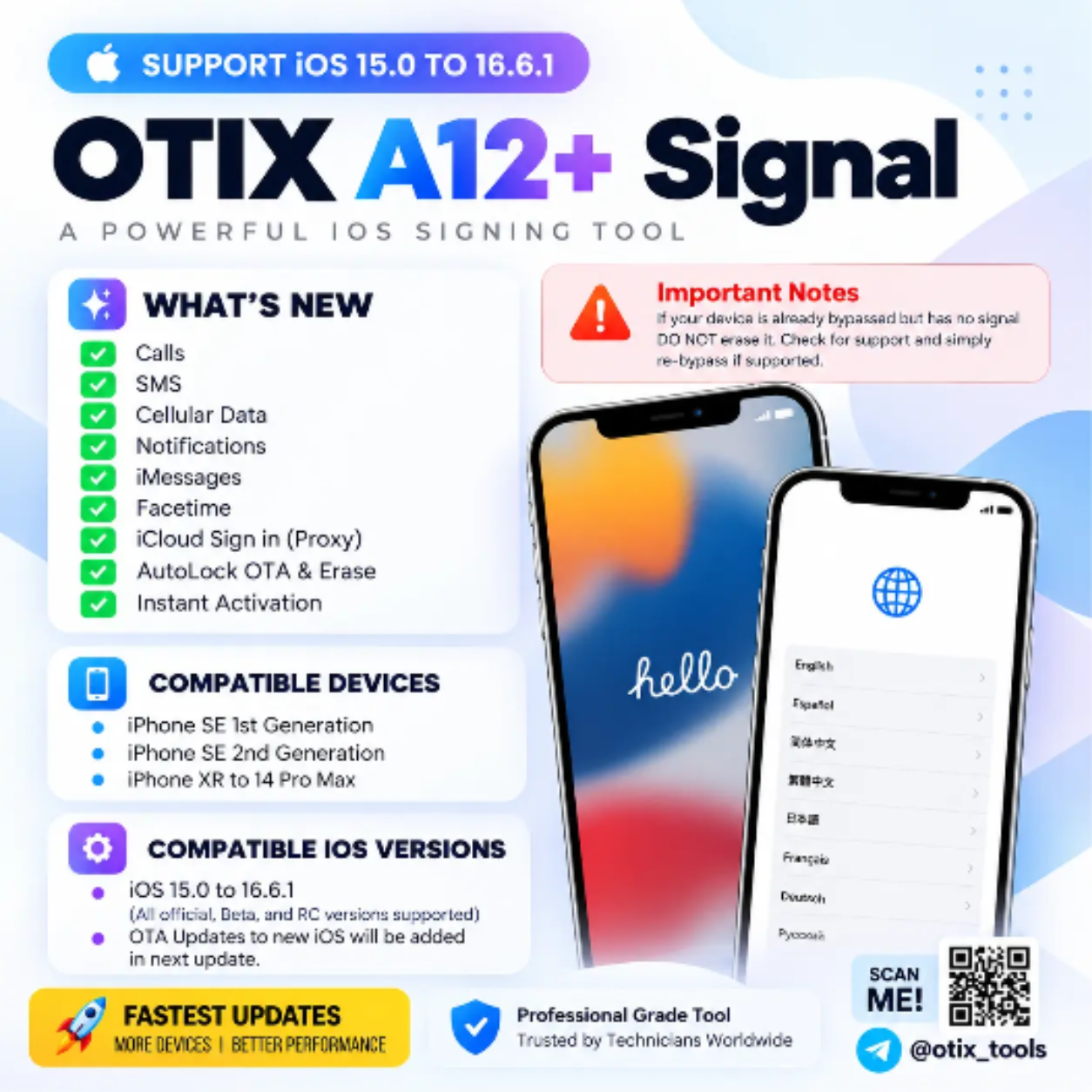 OTIX A12+ With Signal - All iPad models