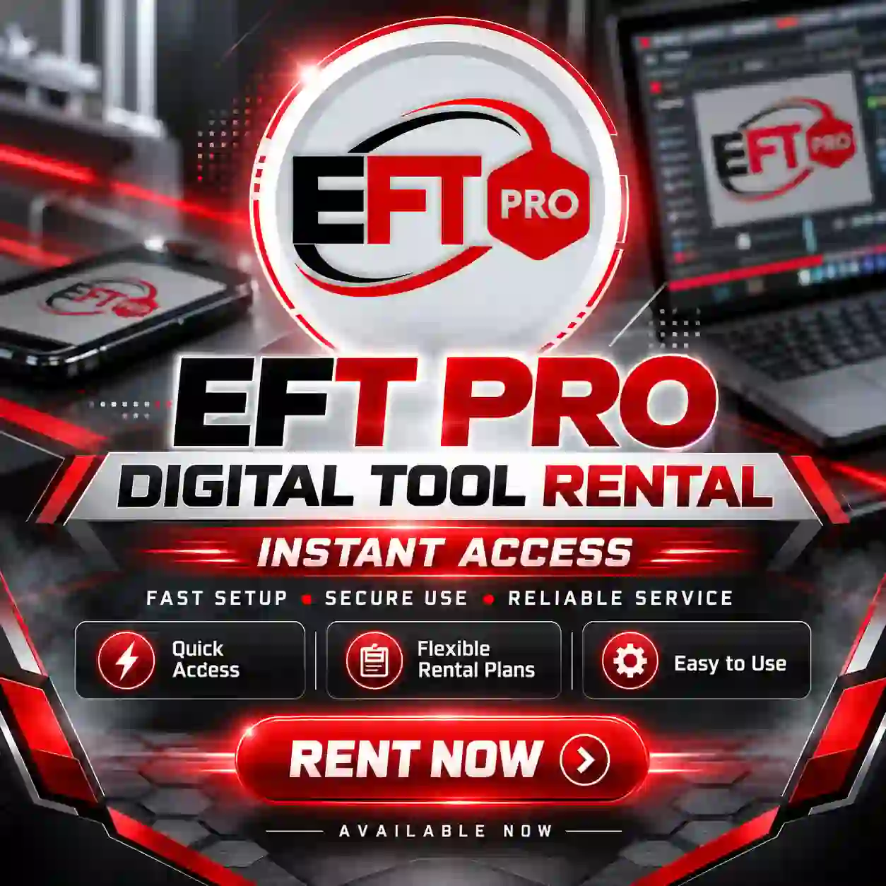 EFT PRO DONGLE SHARE 1 HOURS REMOTLY (Rental)