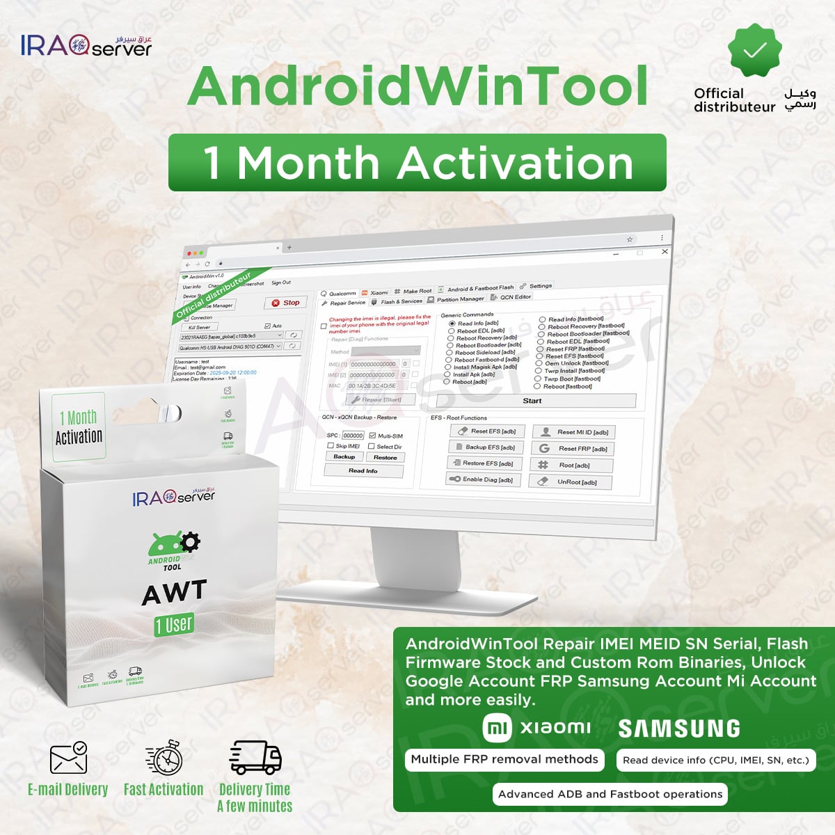 Android Win Tool - 1 Month Activation