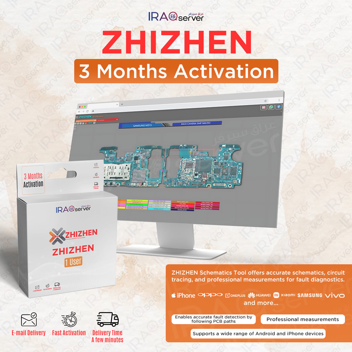 Zhizhen Schematics Tool - 3 Months Activation ( 1 PC - License Key )