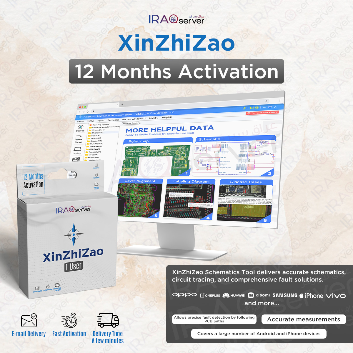 XinZhiZao Schematics Tool - 12 Months Activation (1 PC - License Key )