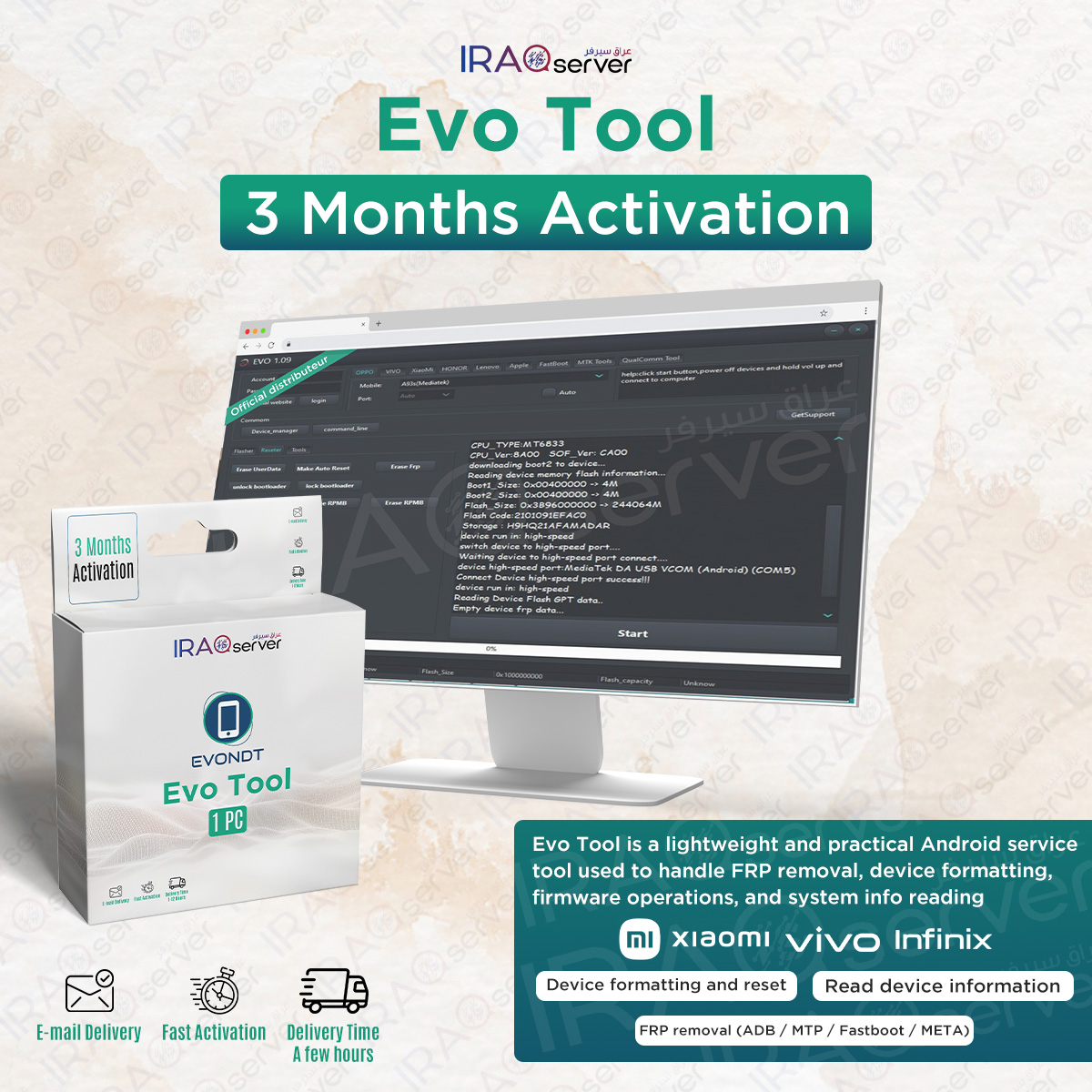 EVO Tool- 3 Months Activation