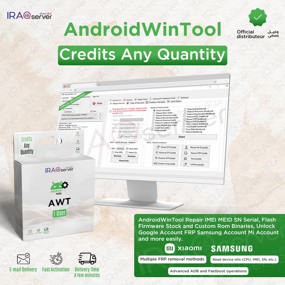 Android Win Tool (Credits Any Quantity)