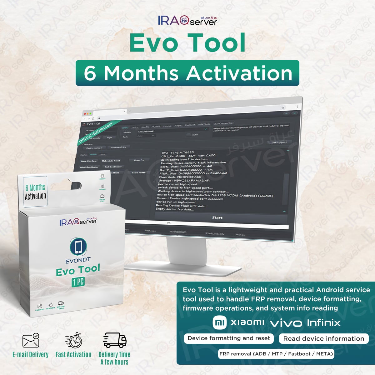 EVO Tool- 6 Months Activation