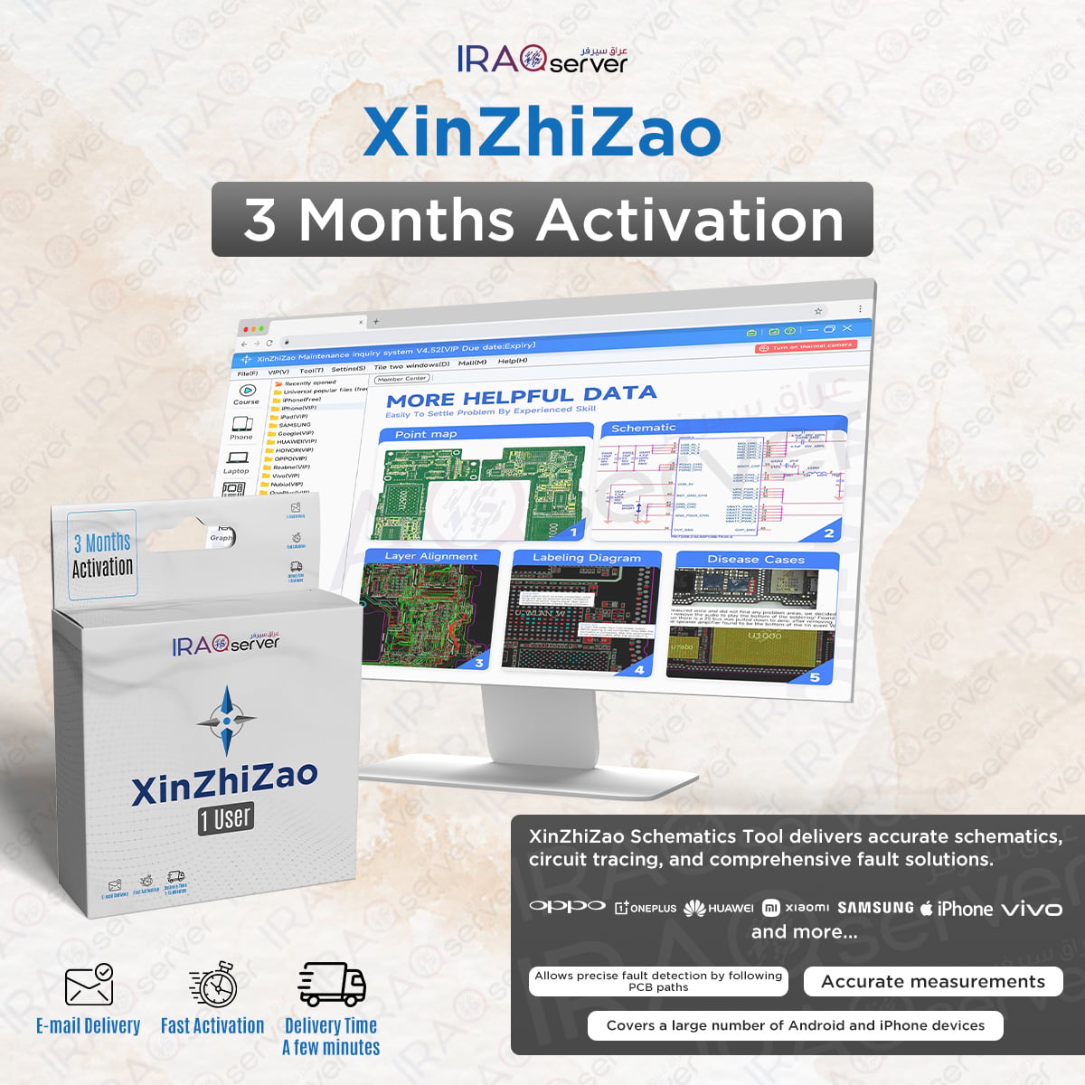 XinZhiZao Schematics Tool - 3 Months Activation (1 PC - License Key )