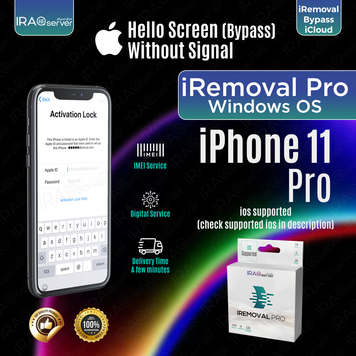 iRemoval PRO Edition - iPhone 11 PRO Hello Bypass without Signal