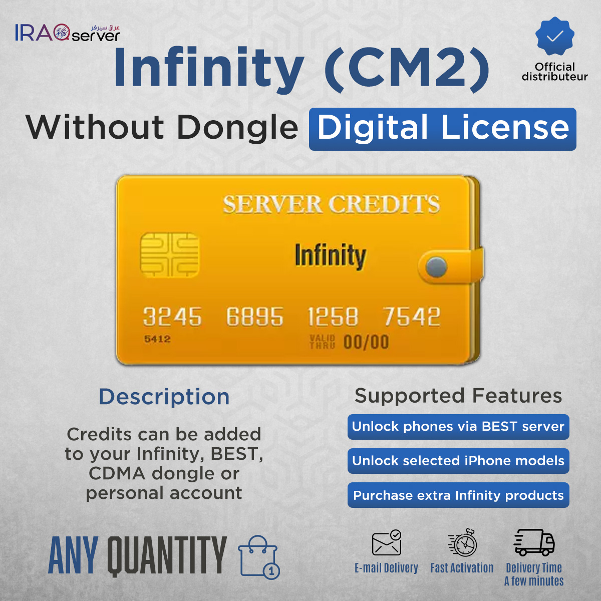Infinity Server Credits