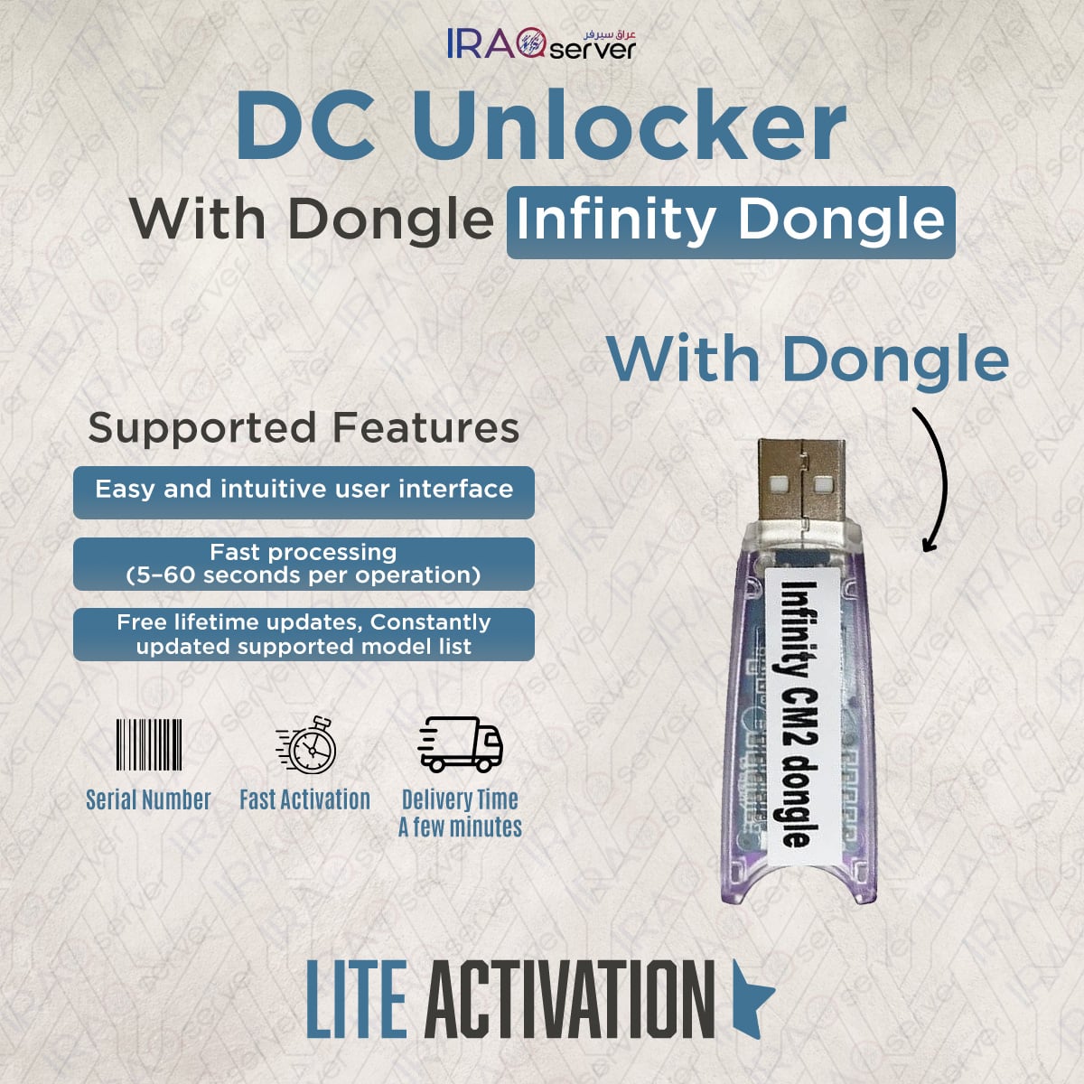 DC-Unlocker Lite Activation for Infinity-Dongle