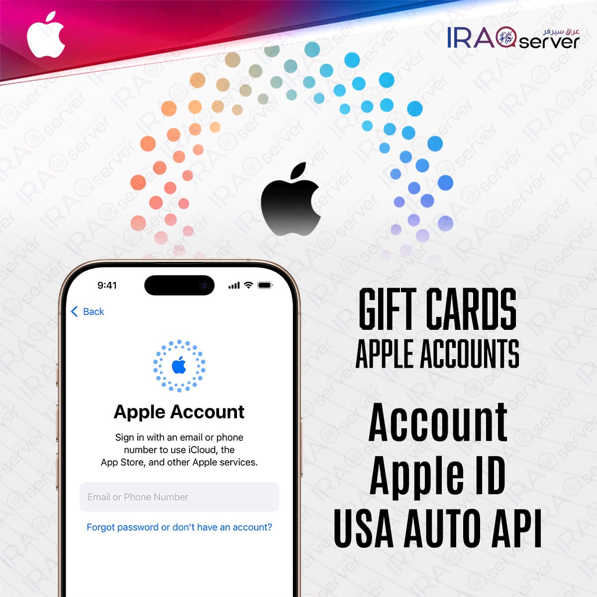 Account Apple ID USA AUTO API