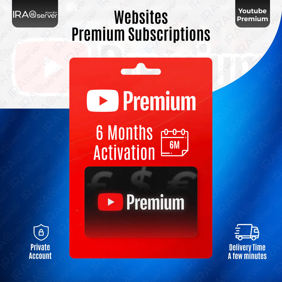 Youtube Premium -6 Months (1 User)