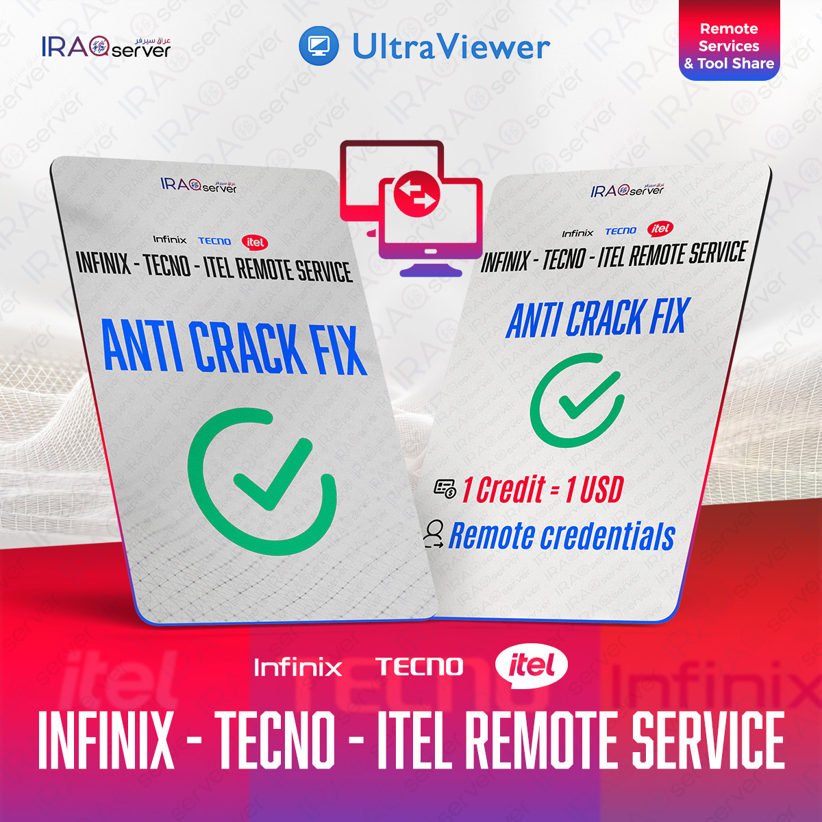 Infinix - Tecno - Itel Anti Crack Fix (Remote Service)