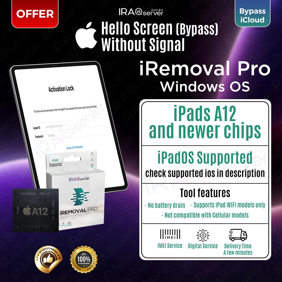 iRemoval PRO Offer A12+ Charity Edition iPad (All Models)