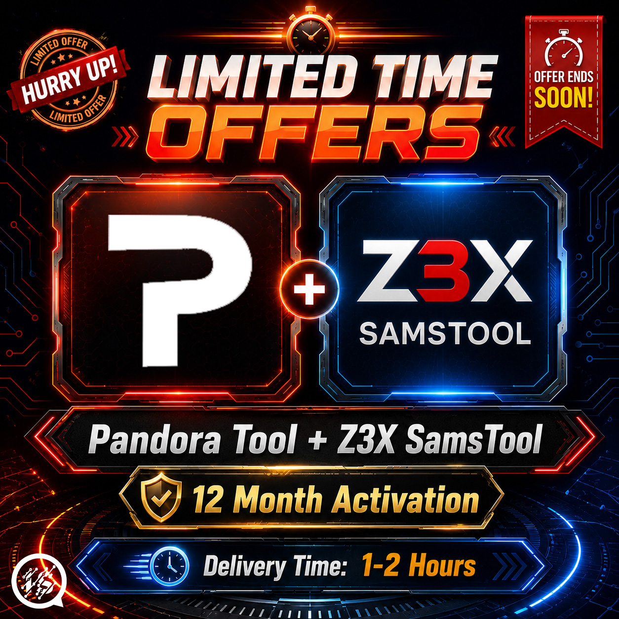 (Pandora Tool + Z3X SamsTool) 12 Month Activation
