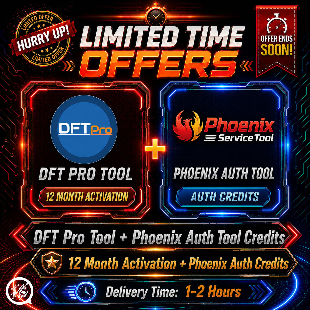 (DFT Pro Tool - 12 Month + Phoenix Auth Tool Credits) Activation