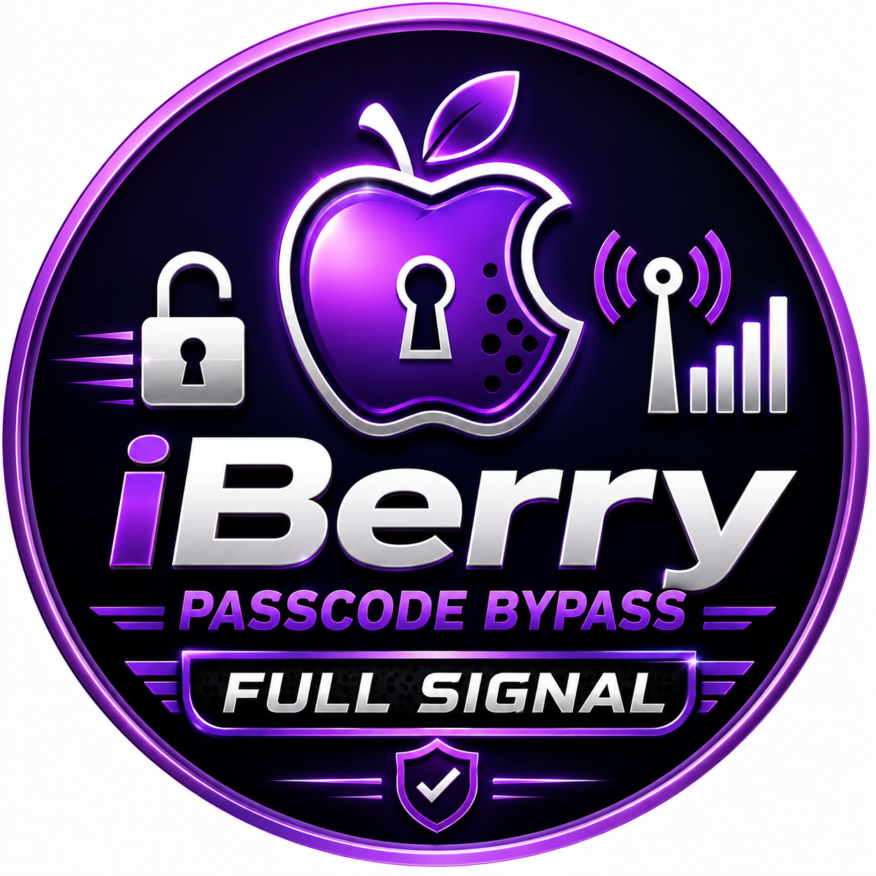 iBerry - iPhone XS Passcode Bypass Full Signal iOS17-27