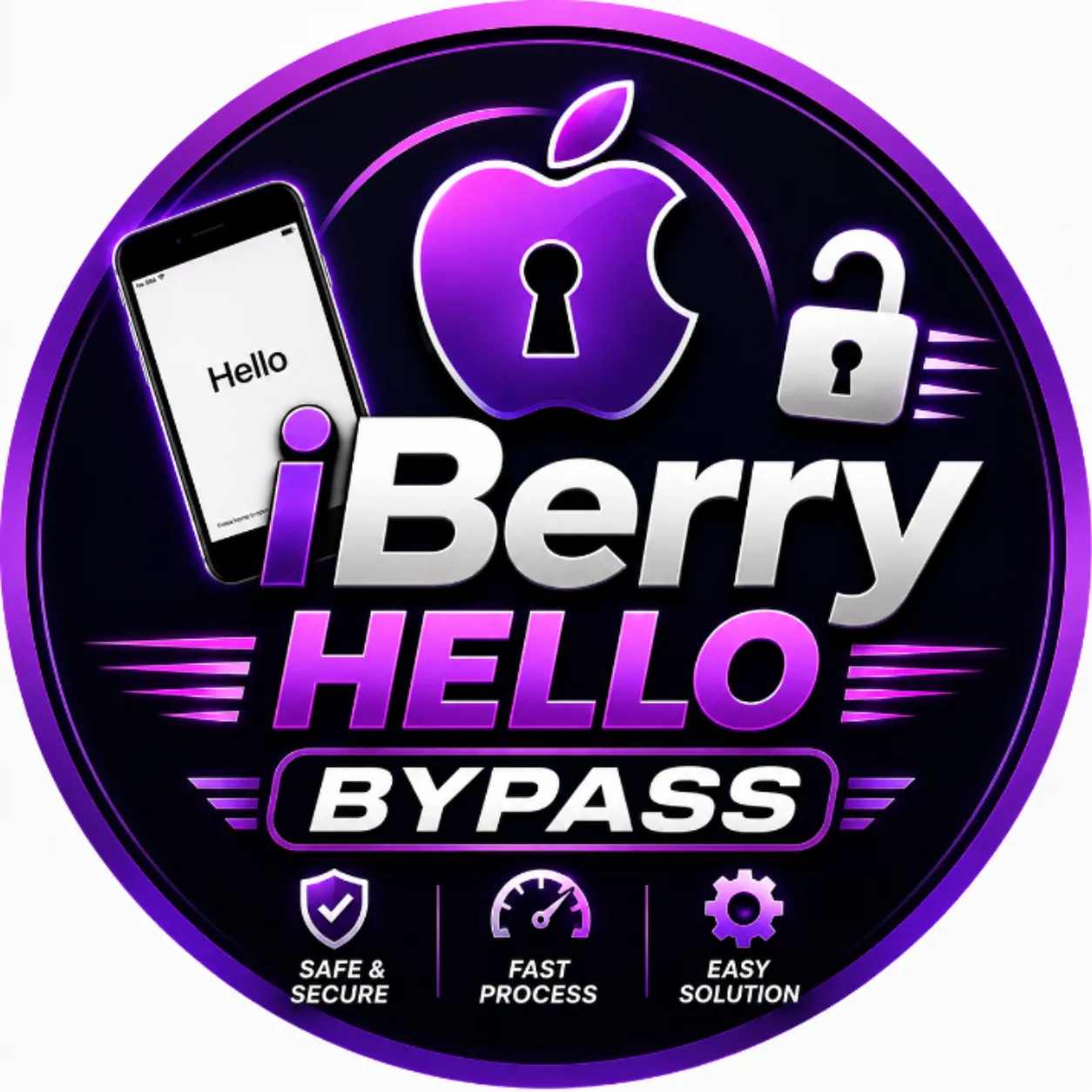iBerry - iPad Mini-9th Hello Bypass Without Signal