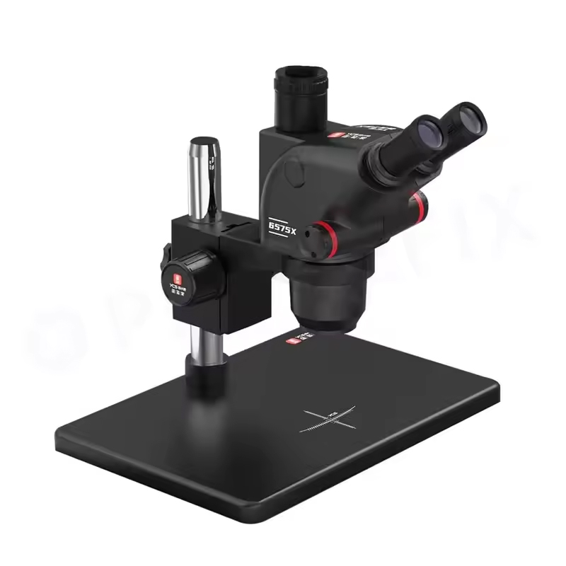 YCS 6575X Professional Ultra-Zoom Trinocular Stereo Microscope
