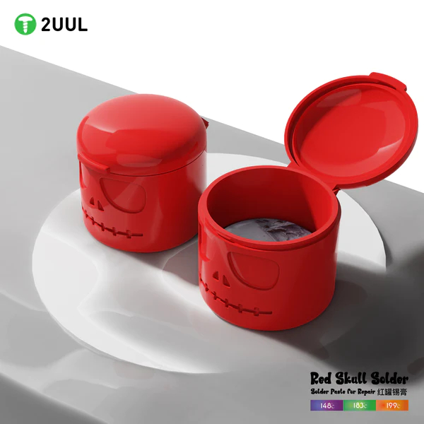 2UUL RS199 Red Skull Solder Paste (50g) – 199°C