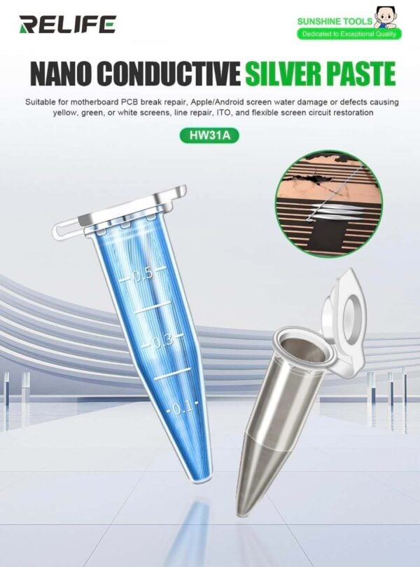 RELIFE HW31A Nano-Conductive Silver Paste