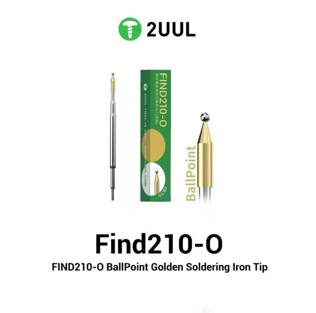 2UUL FD15 O BallPoint Golden Soldering Tip
