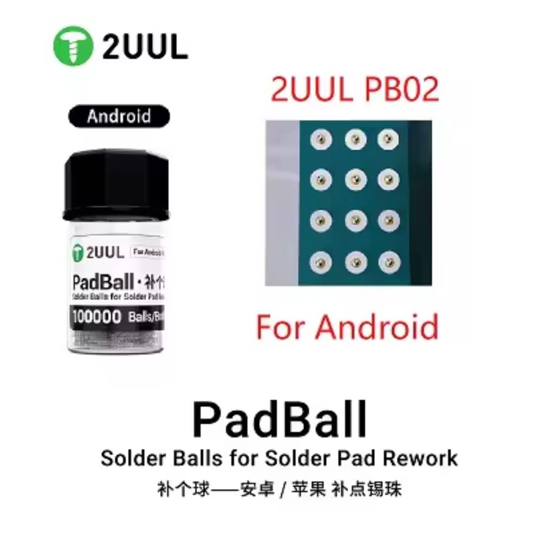 2UUL PB02 PadBall Solder Balls for Android(100000 BALLS)