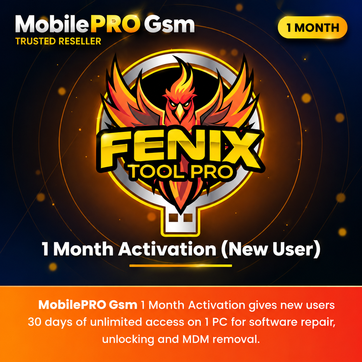 Fenix Tool Pro – 1 Month Activation (New User)
