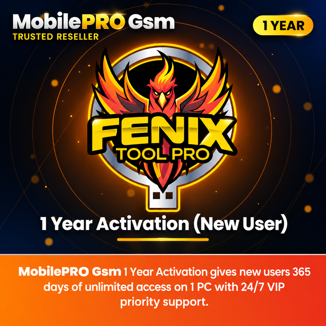 Fenix Tool Pro – 1 Year Activation (New User)