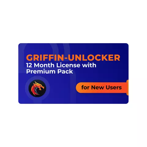 Griffin-Unlocker 12 Months License with Premium Pack (New User)