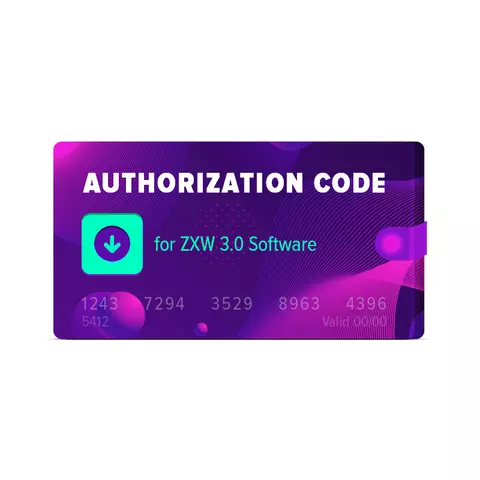 Authorization Code for ZXW Software for 1 Year