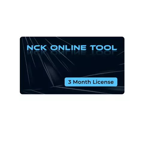 NCK Online Tool 3 Months License Activation