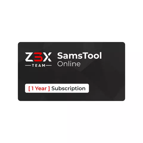 Z3X SamsTool Online 1 Year Activation (New User)