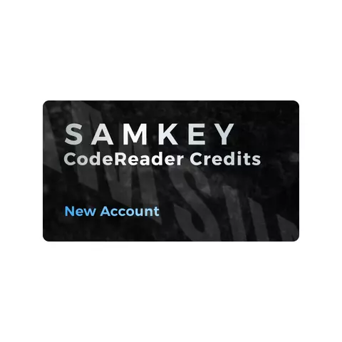 Samkey CodeReader Credits (New Account)