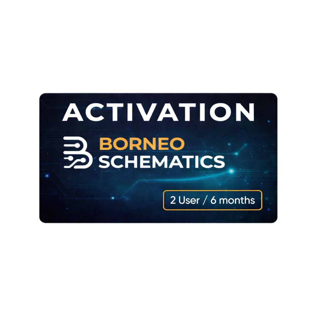 Borneo Schematics Activation Code for 2 User - 6 Months