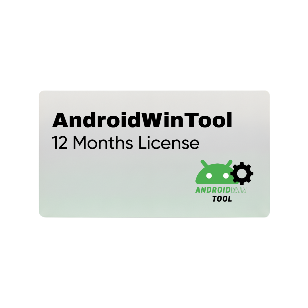 AWT - AndroidWinTool 1 PC - 12 Months License