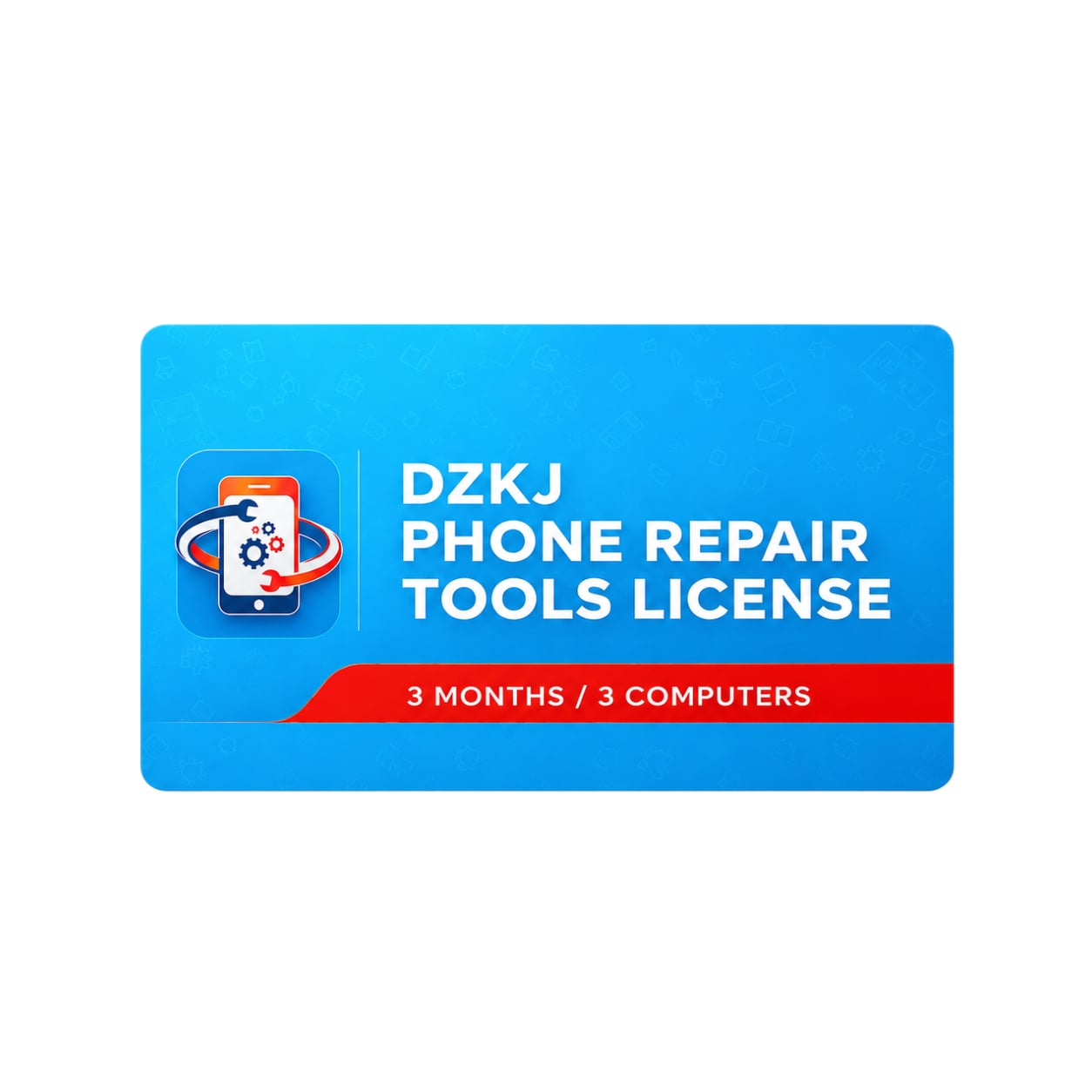DZKJ PhoneRepair Tools License (1 Years/3 Computers)