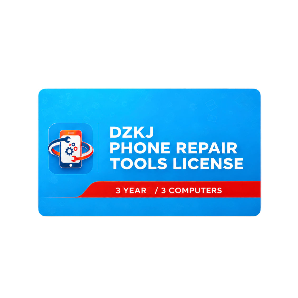 DZKJ PhoneRepair Tools License (3 Years/3 Computers)