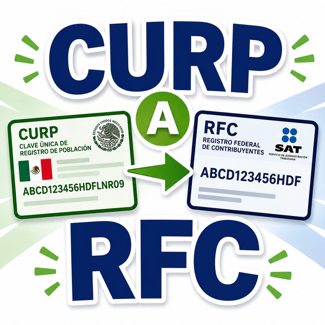 CONVERTIR CURP A RFC